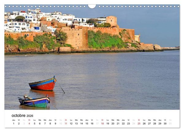 Produktbild: Maroc Au fil de l'eau (Calendrier mural 2026 DIN A3 vertical), CALVENDO calendrier mensuel