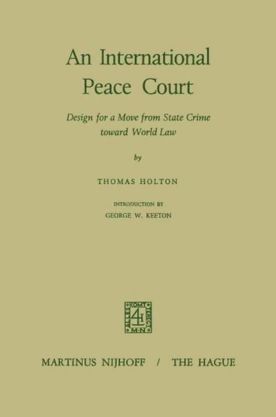Produktbild: An International Peace Court