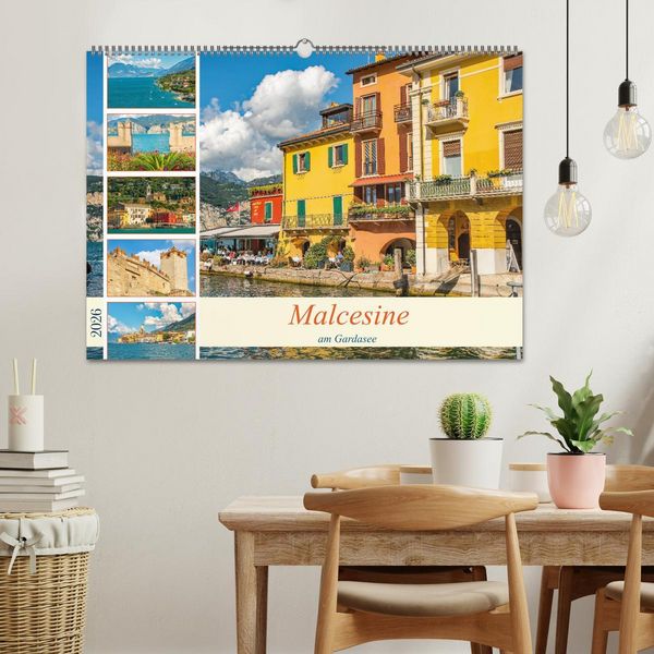 Produktbild: Malcesine am Gardasee (Wandkalender 2026 DIN A2 quer), CALVENDO Monatskalender