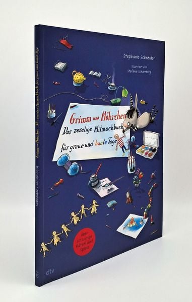 Produktbild: Grimm und M&ouml;hrchen &ndash; Das zeselige Mitmachbuch f&uuml;r graue und bunte Tage