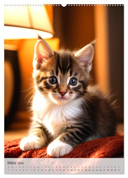 Produktbild: Katzenkinder (hochwertiger Premium Wandkalender 2026 DIN A2 hoch), Kunstdruck in Hochglanz