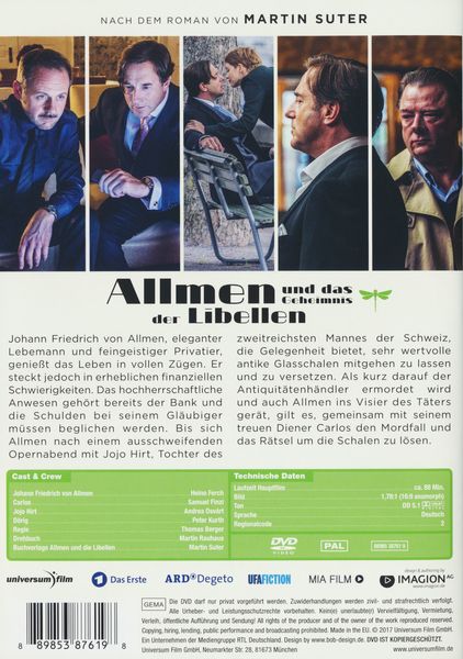 Produktbild: Allmen und das Geheimnis der Libellen