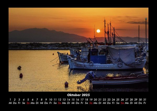 Produktbild: Bootskalender 2025 Fotokalender DIN A3
