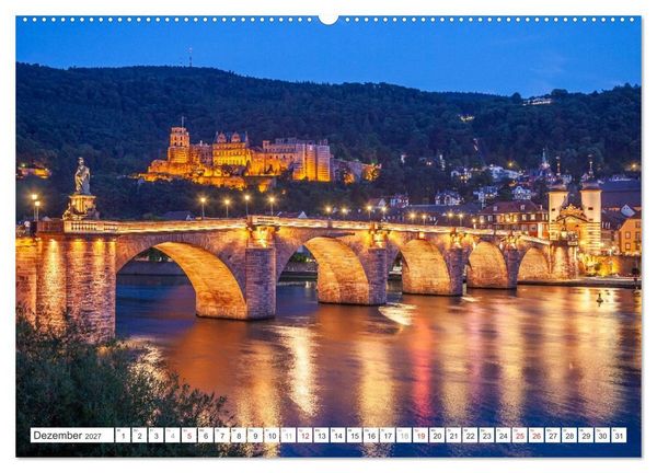 Produktbild: Baden-W&uuml;rttemberg - Heidelberg (Wandkalender 2027 DIN A2 quer), CALVENDO Monatskalender