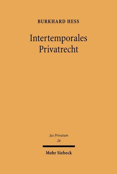 Produktbild: Intertemporales Privatrecht