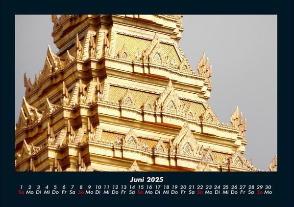 Produktbild: Tempel unserer Erde 2025 Fotokalender DIN A4