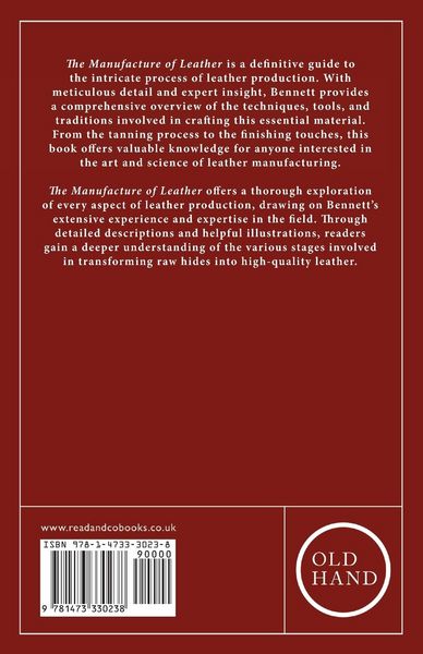 Produktbild: The Manufacture of Leather