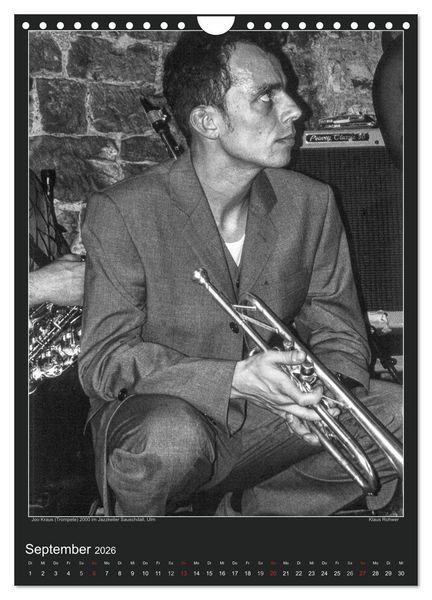 Produktbild: Jazz Moments (Wandkalender 2026 DIN A4 hoch), CALVENDO Monatskalender