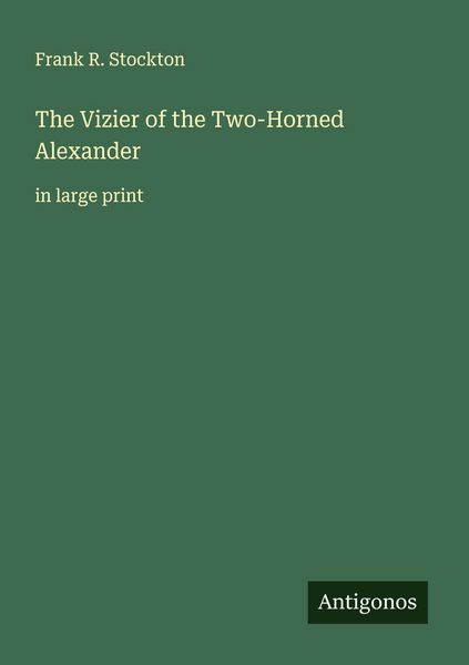 Produktbild: The Vizier of the Two-Horned Alexander