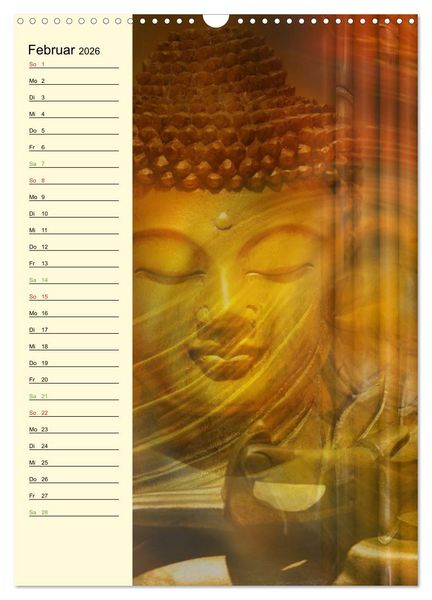 Produktbild: Buddha (Wandkalender 2026 DIN A3 hoch), CALVENDO Monatskalender