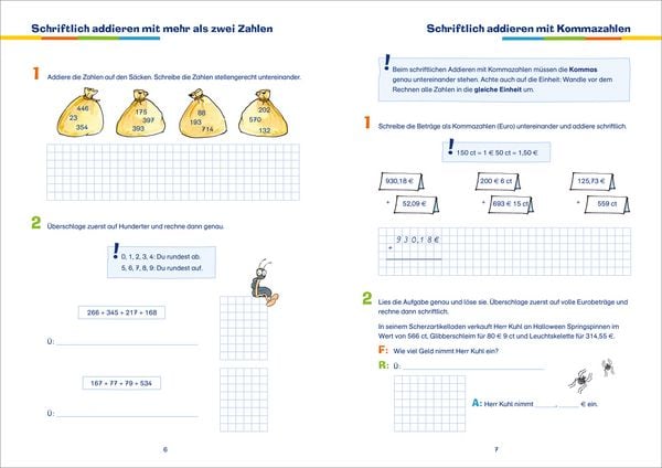 Produktbild: FiT F&Uuml;R DIE SCHULE: Das kann ich! Schriftlich rechnen 4. Klasse