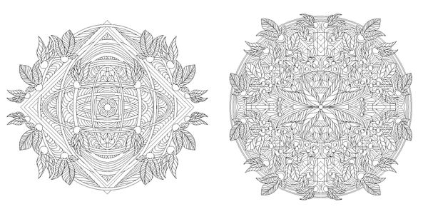 Produktbild: Blumen-Mandalas (Ausmalbuch zur kreativen Stressbew&auml;ltigung)