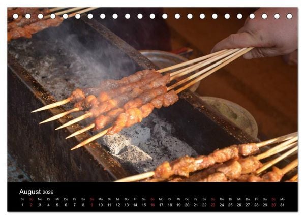 Produktbild: BBQ Lecker Grillen (Tischkalender 2026 DIN A5 quer), CALVENDO Monatskalender
