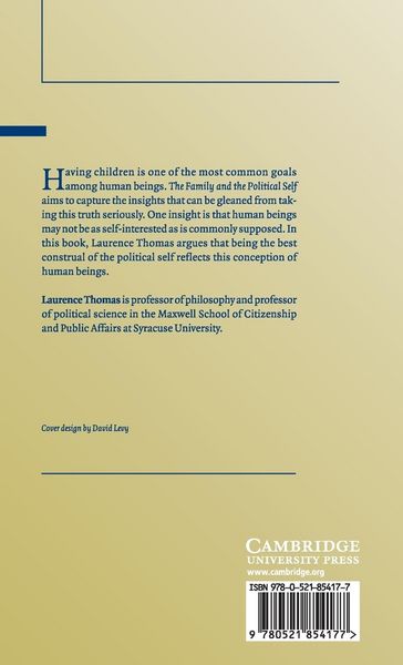 Produktbild: The Family and the Political Self