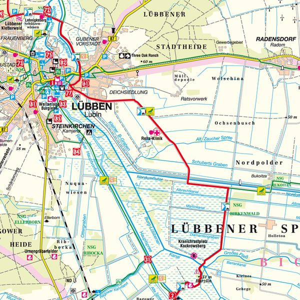 Produktbild: Spree-Radweg Von der Spreequelle bis Berlin