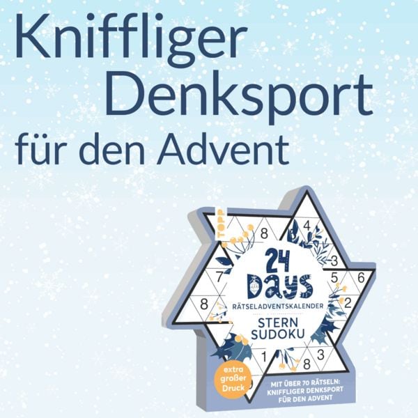 Produktbild: 24 DAYS R&Auml;TSELADVENTSKALENDER &ndash; Sternsudoku