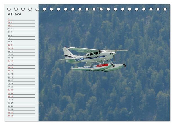 Produktbild: Faszination Wasserflugzeuge (Tischkalender 2026 DIN A5 quer), CALVENDO Monatskalender