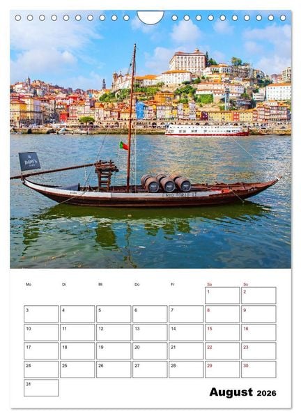 Produktbild: Porto - ein Traumreiseziel (Wandkalender 2026 DIN A4 hoch), CALVENDO Monatskalender