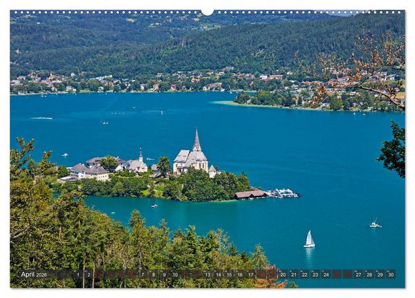 Produktbild: Der W&ouml;rthersee - &Ouml;sterreichs Riviera (Wandkalender 2026 DIN A2 quer), CALVENDO Monatskalender