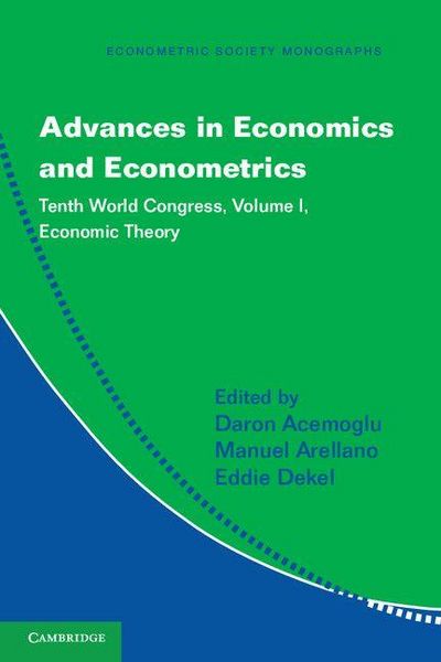 Produktbild: Advances in Economics and Econometrics