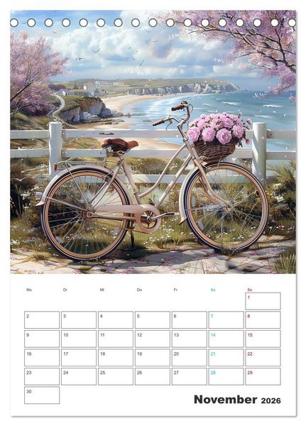 Produktbild: Fahrradpoesie (Tischkalender 2026 DIN A5 hoch), CALVENDO Monatskalender