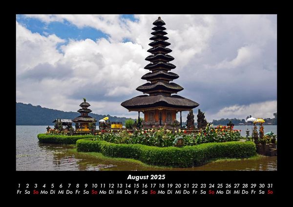 Produktbild: Tempel 2025 Fotokalender DIN A3