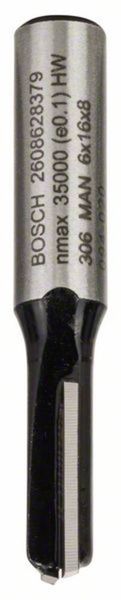 Bosch Accessories 2608628379 Nutfräser Hartmetall Länge 48 mm Produktabmessung, Ø 6 mm Schaftdurchmesser 8 mm