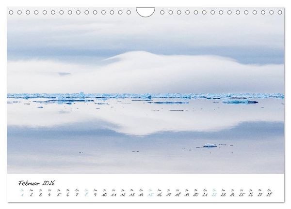 Produktbild: Heike Odermatt: 80&deg; Nord - Fotografien von Spitzbergen und Nordaustland (Wandkalender 2026 DIN A4 quer), CALVENDO Monatskalender