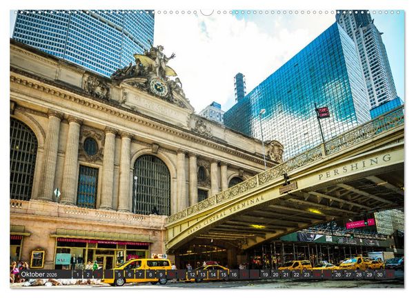 Produktbild: Stadtansichten New York (Wandkalender 2026 DIN A2 quer), CALVENDO Monatskalender