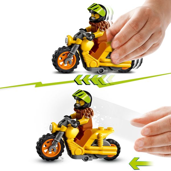 LEGO City Stuntz 60297 Power-Stuntbike, mit Spielzeug-Motorrad und Minifigur