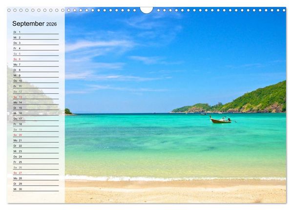 Produktbild: Mein Thailand - Geburtstagskalender (Wandkalender 2026 DIN A3 quer), CALVENDO Monatskalender