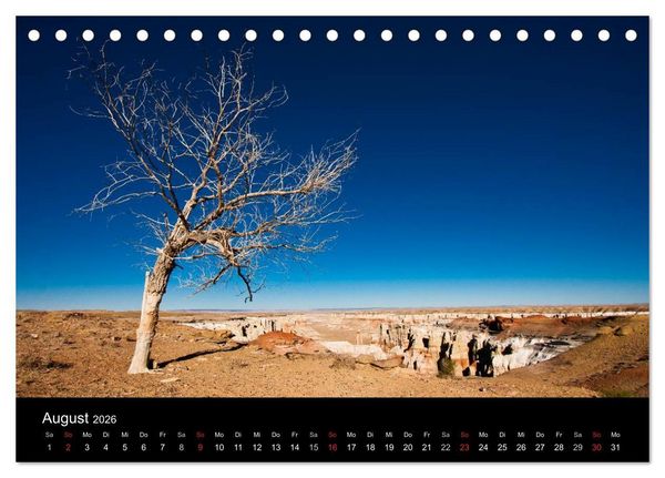 Produktbild: Die Landschaften Nordamerikas (Tischkalender 2026 DIN A5 quer), CALVENDO Monatskalender