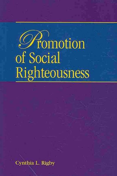 Produktbild: Promotion Of Social Righteousn