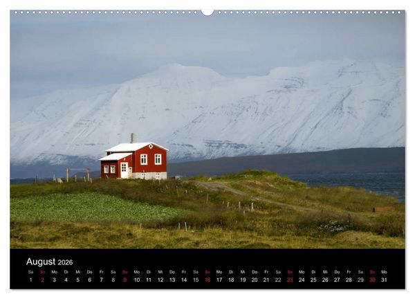 Produktbild: Island (Wandkalender 2026 DIN A2 quer), CALVENDO Monatskalender