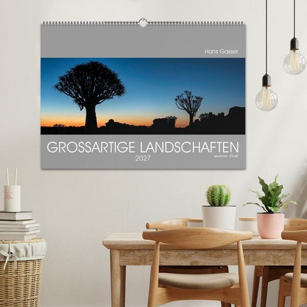 Produktbild: GROSSARTIGE LANDSCHAFTEN unserer Erde 2027 (Wandkalender 2027 DIN A2 quer), CALVENDO Monatskalender