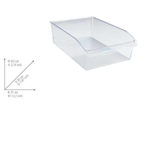 Produktbild: K&uuml;hlschrank-Organizer Set, 3-teilig, Aufbewahrungsboxen f&uuml;r K&uuml;hl- und Vorratsschrank