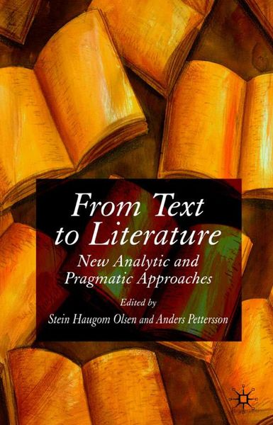 Produktbild: From Text to Literature