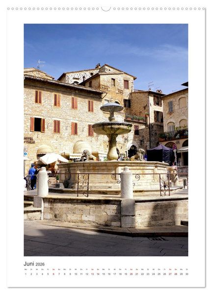 Produktbild: Assisi - Die Stadt zweier gro&szlig;er Heiliger (Wandkalender 2026 DIN A2 hoch), CALVENDO Monatskalender