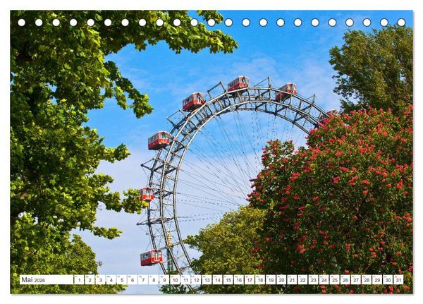 Produktbild: Sch&ouml;ne Gr&uuml;&szlig;e aus Wien (Tischkalender 2026 DIN A5 quer), CALVENDO Monatskalender