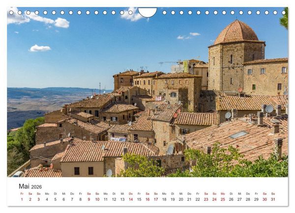 Produktbild: Motive der Toskana (Wandkalender 2026 DIN A4 quer), CALVENDO Monatskalender