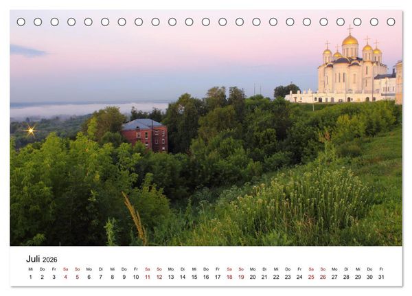 Produktbild: Goldenes Russland (Tischkalender 2026 DIN A5 quer), CALVENDO Monatskalender