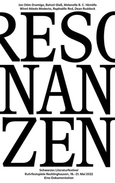 Produktbild: Resonanzen &ndash; Schwarzes Literaturfestival