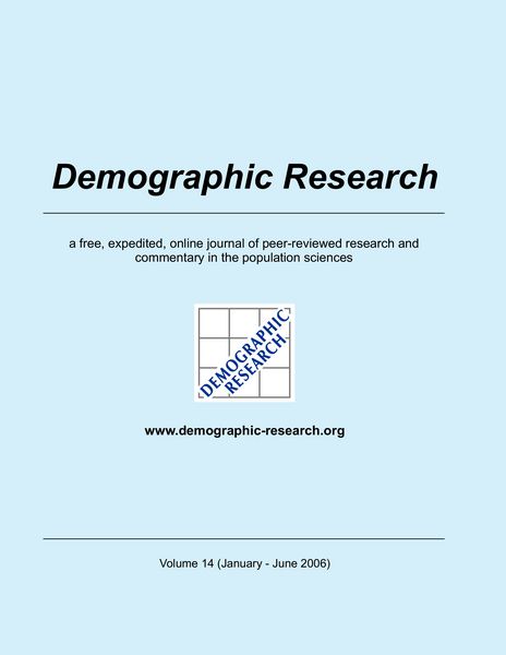 Demographic Research, Volume 14, Taschenbuch von , BoD – Books on Demand, 9783833473920