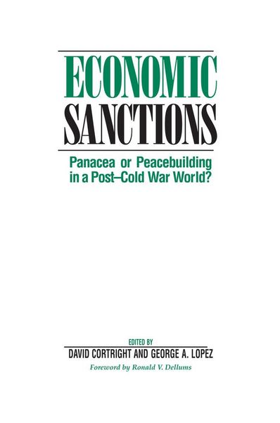 Produktbild: Economic Sanctions