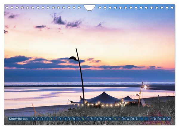 Produktbild: Borkum Ansichten (Wandkalender 2026 DIN A4 quer), CALVENDO Monatskalender