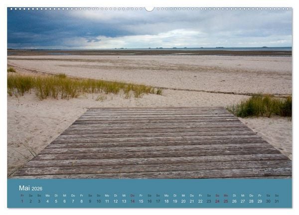 Produktbild: F&ouml;hr 2026. Portr&auml;t einer Insel (Wandkalender 2026 DIN A2 quer), CALVENDO Monatskalender