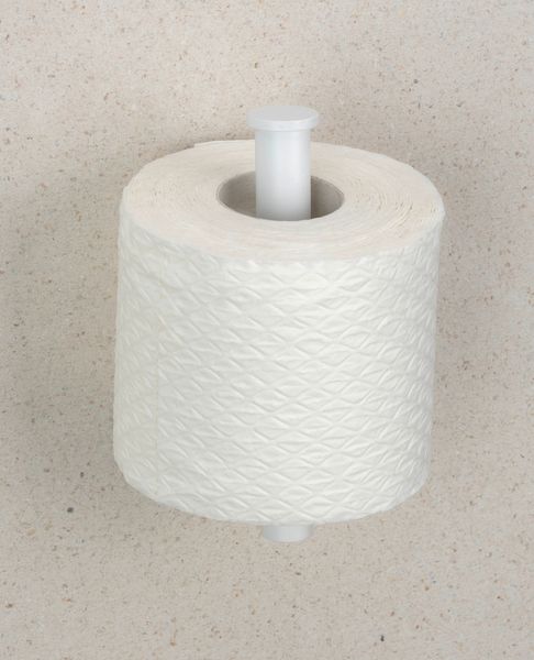 Produktbild: Turbo-Loc&reg; Toilettenpapierhalter Mod. Orea White matt, aus rostfreiem Edelstahl
