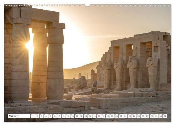 Produktbild: &Auml;gypten - Karnak, die thebanische Nekropole und Luxor (Wandkalender 2027 DIN A2 quer), CALVENDO Monatskalender