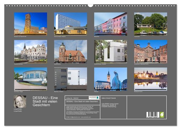 Produktbild: DESSAU - Eine Stadt mit vielen Gesichtern (Wandkalender 2026 DIN A2 quer), CALVENDO Monatskalender