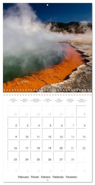 Produktbild: Adventure in Paradise &ndash; New Zealand&rsquo;s North Island (Wall Calendar 2026 12 &times; 12 Inch) CALVENDO 12 Month Wall Calendar